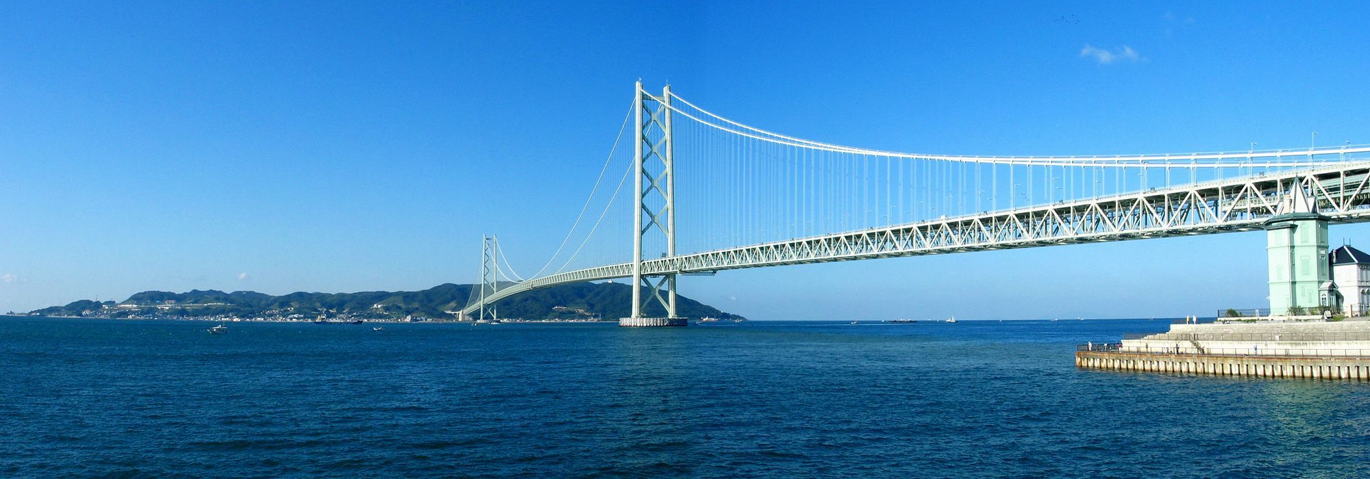 明石海峡大桥结构图片